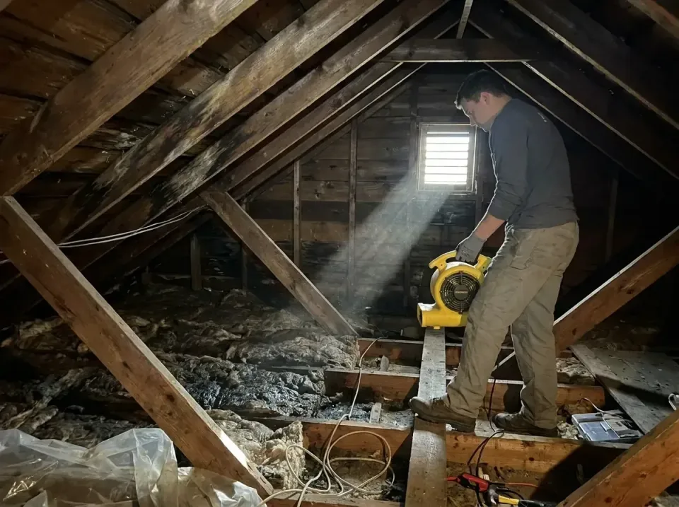 attic-water-damage-drying-proc-007 — frequently asked questions, Emergency Water Extraction & 24/7 Flood Response in Bermuda…